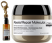 Un masque Absolut Repair Molecular 75ml et un charm's mini huile ARM offerts à partir de 2 produits achetés dans la marque L'Oréal Professionnel